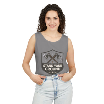 Stand Your Ground Unisex Garment-Dyed Tank Top