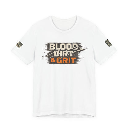 Blood Dirt Grit Unisex Jersey Short Sleeve Tee