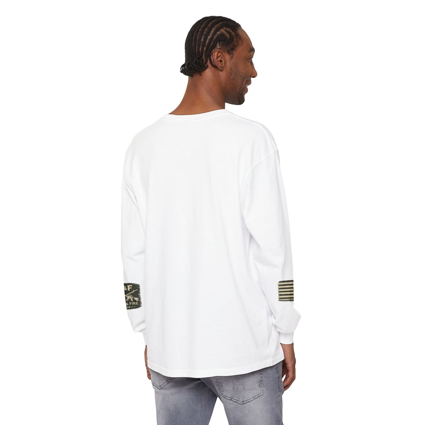 Tested By Fire Unisex Garment-dyed Long Sleeve T-Shirt