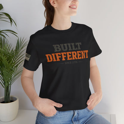 Built Different Unisex Jersey Short Sleeve Tee
