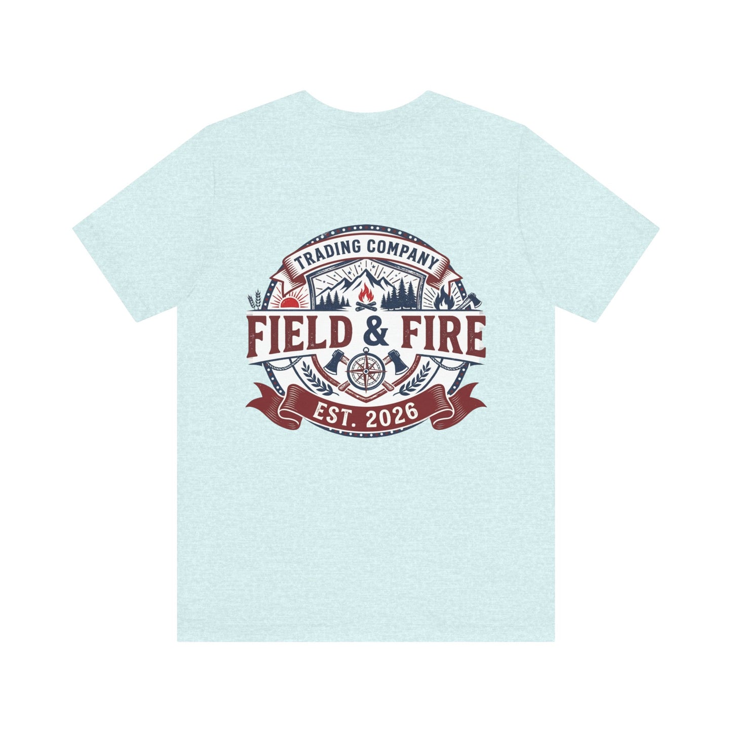FNF Medallion Unisex Jersey Short Sleeve Tee - Red & Blue Design
