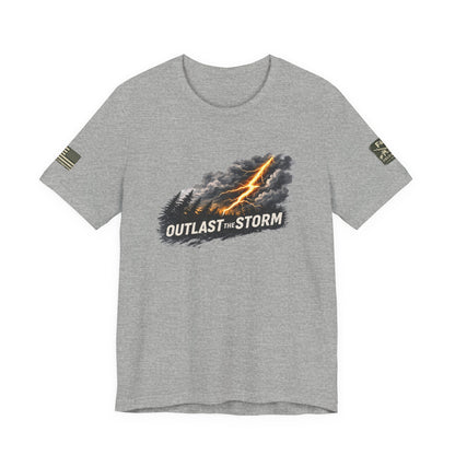 Outlast The Storm Unisex Jersey Short Sleeve Tee