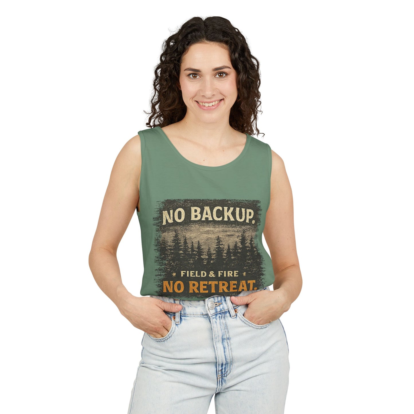 No Backup Unisex Garment-Dyed Tank Top
