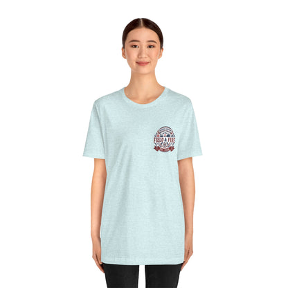 FNF Medallion Unisex Jersey Short Sleeve Tee - Red & Blue Design