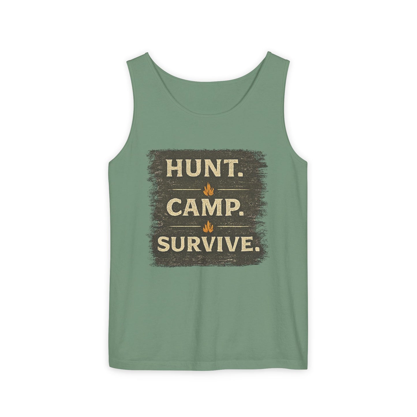 Hunt Camp Survive Unisex Garment-Dyed Tank Top