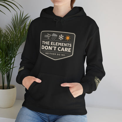 The Elements Don't Care Unisex Heavy Blend™ Hooded Sweatshirt