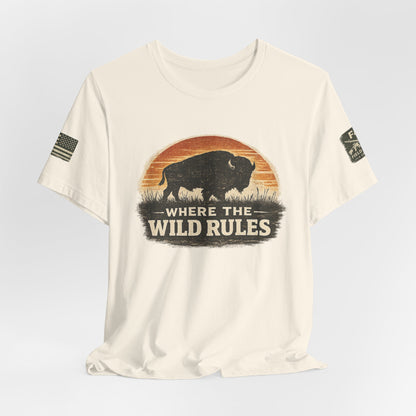 Where The Wild Rules Unisex Jersey Short Sleeve Tee
