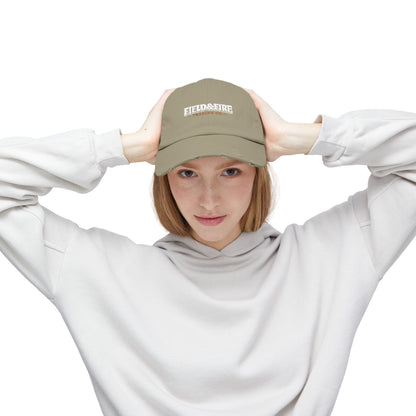 FNF Unisex Distressed Cap - Light Olive