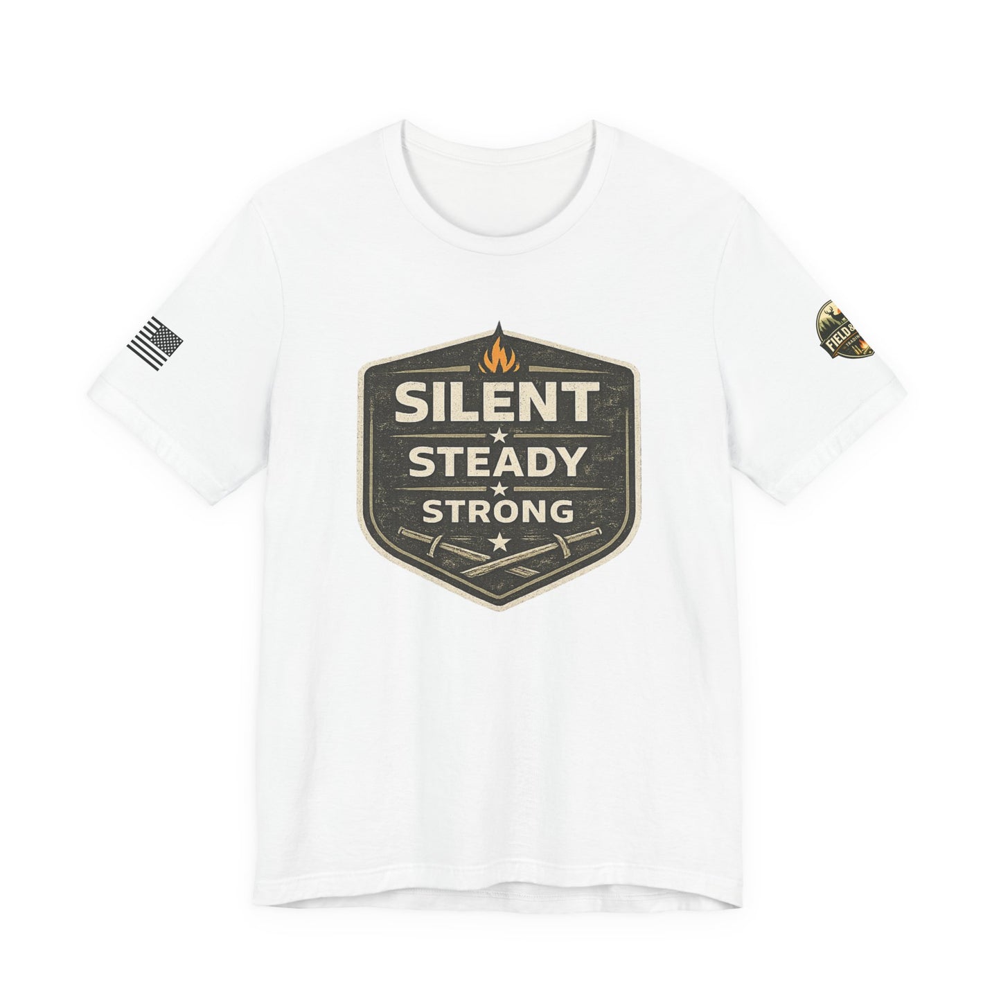 Silent Steady Strong Unisex Jersey Short Sleeve Tee