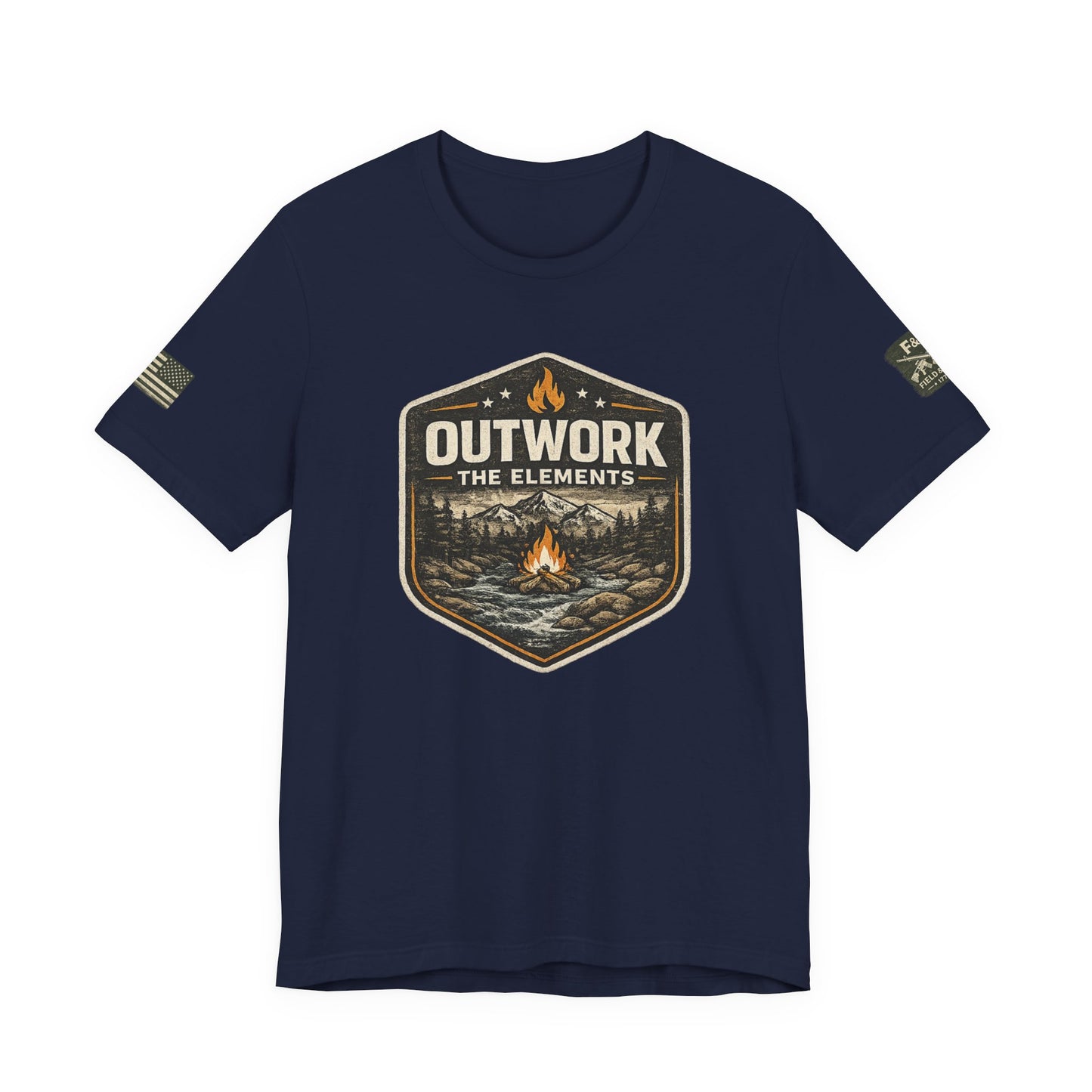 Outwork The Elements Unisex Jersey Short Sleeve Tee