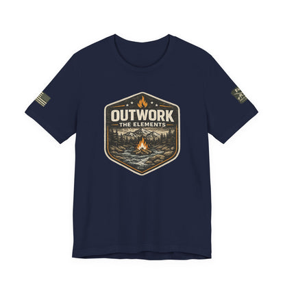 Outwork The Elements Unisex Jersey Short Sleeve Tee