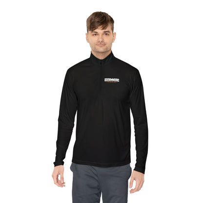 Field & Fire Trading Co Word Logo Unisex Quarter Zip Pullover
