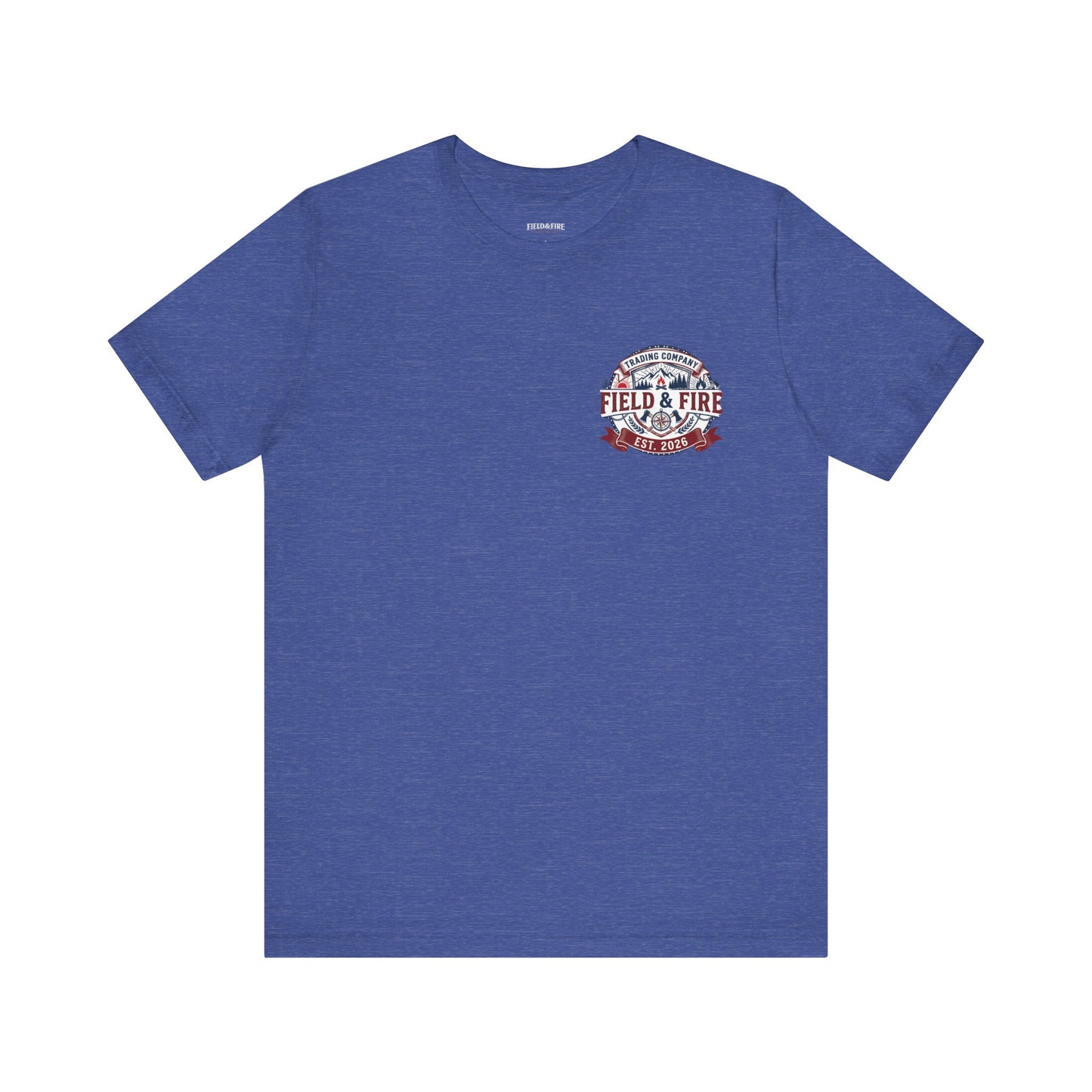 FNF Medallion Unisex Jersey Short Sleeve Tee - Red & Blue Design