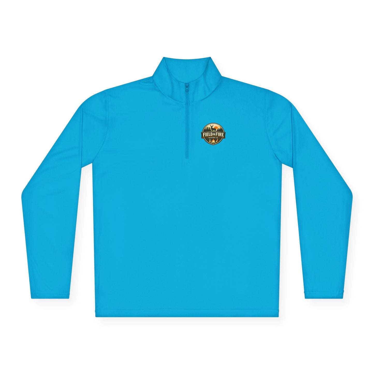 Field & Fire Trading Co Logo Unisex Quarter Zip Pullover