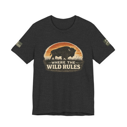 Where The Wild Rules Unisex Jersey Short Sleeve Tee
