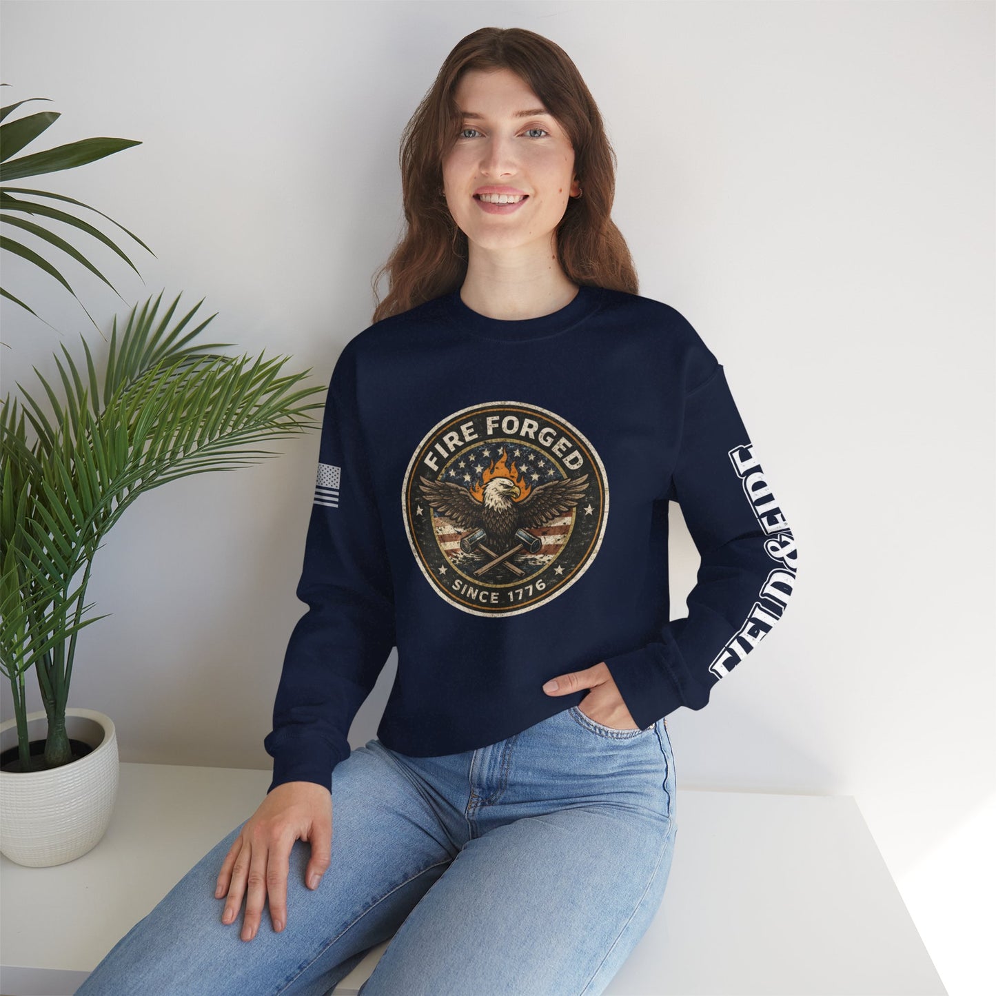 Fire Forged Unisex Heavy Blend™ Crewneck Sweatshirt
