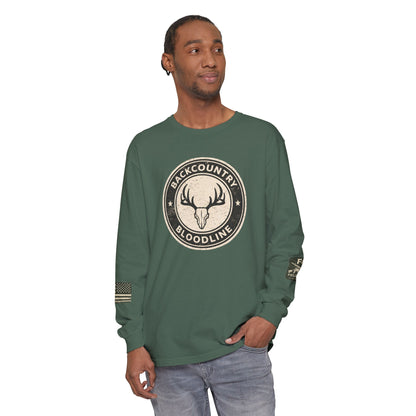 Backcountry Bloodline Unisex Garment-dyed Long Sleeve T-Shirt