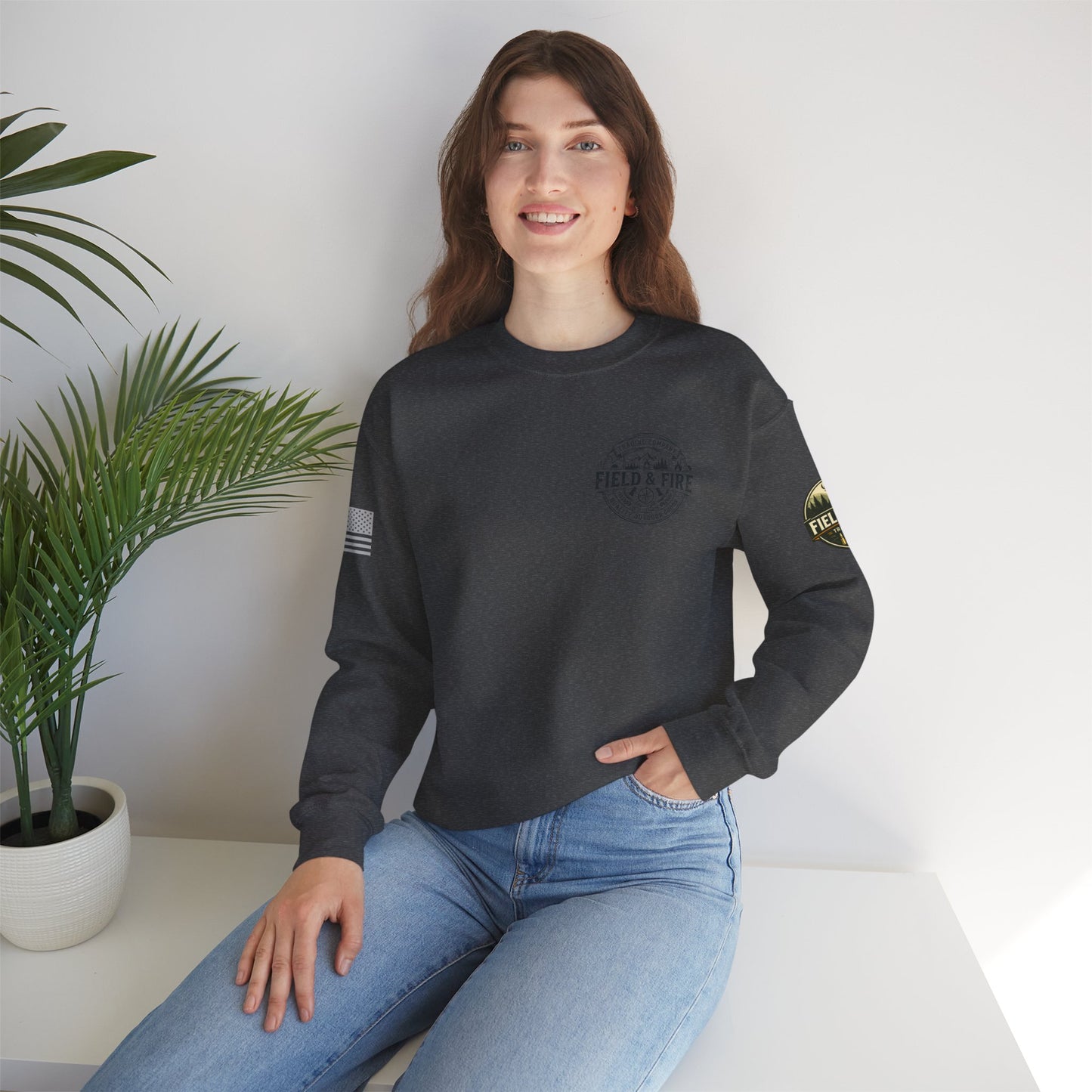 FNF Classic Medallion Unisex Heavy Blend™ Crewneck Sweatshirt