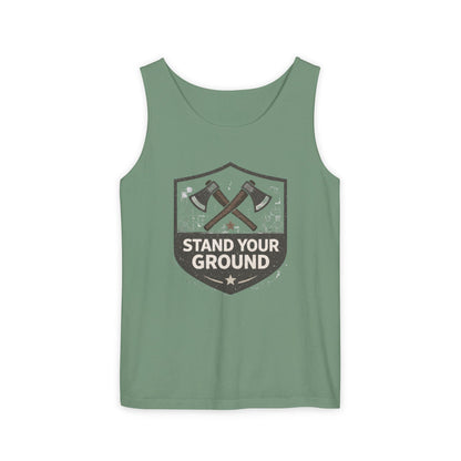 Stand Your Ground Unisex Garment-Dyed Tank Top