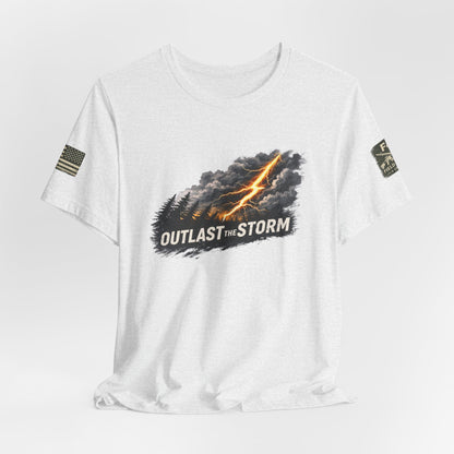 Outlast The Storm Unisex Jersey Short Sleeve Tee