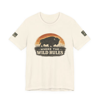 Where The Wild Rules Unisex Jersey Short Sleeve Tee