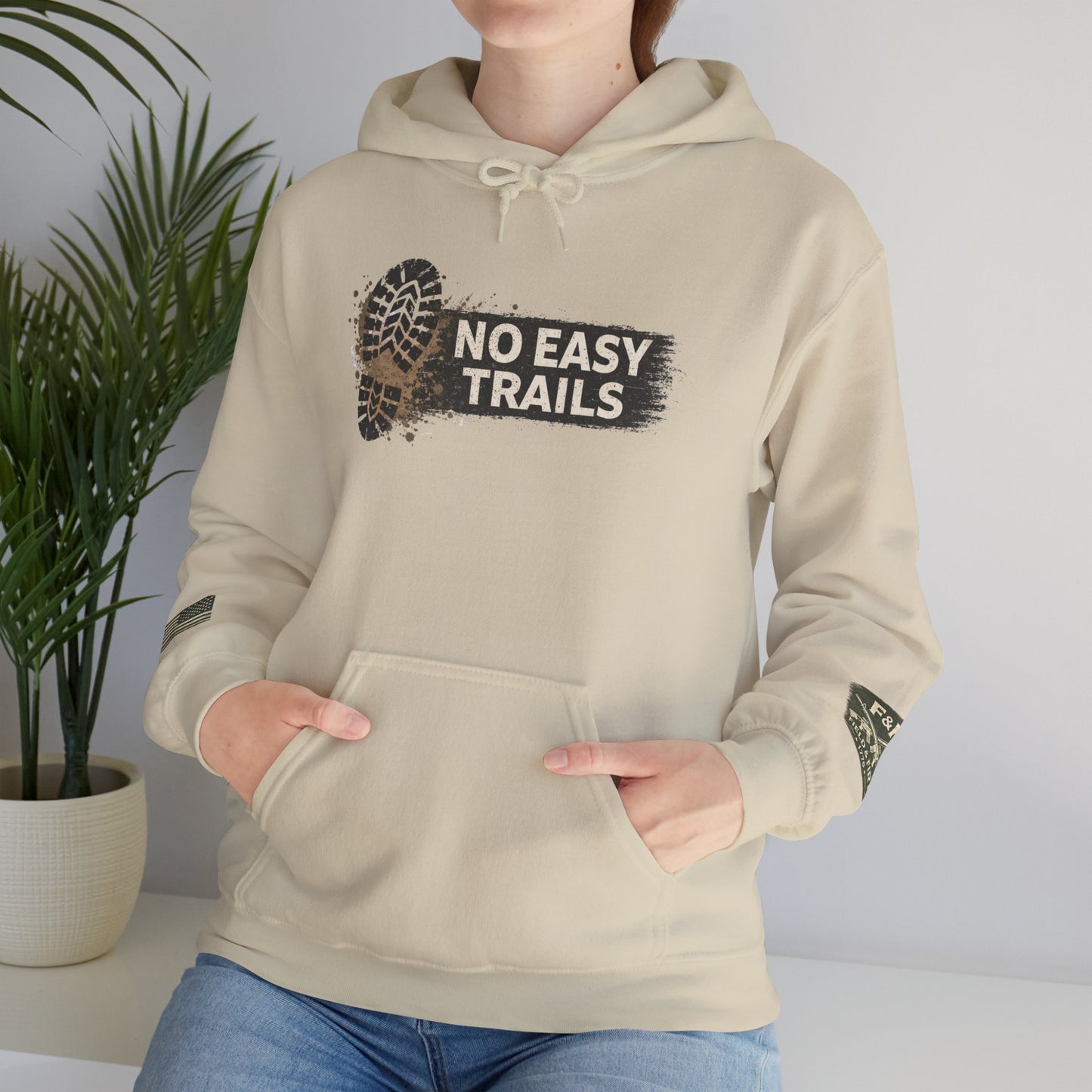 No Easy Trails Unisex Heavy Blend™ Hooded Sweatshirt