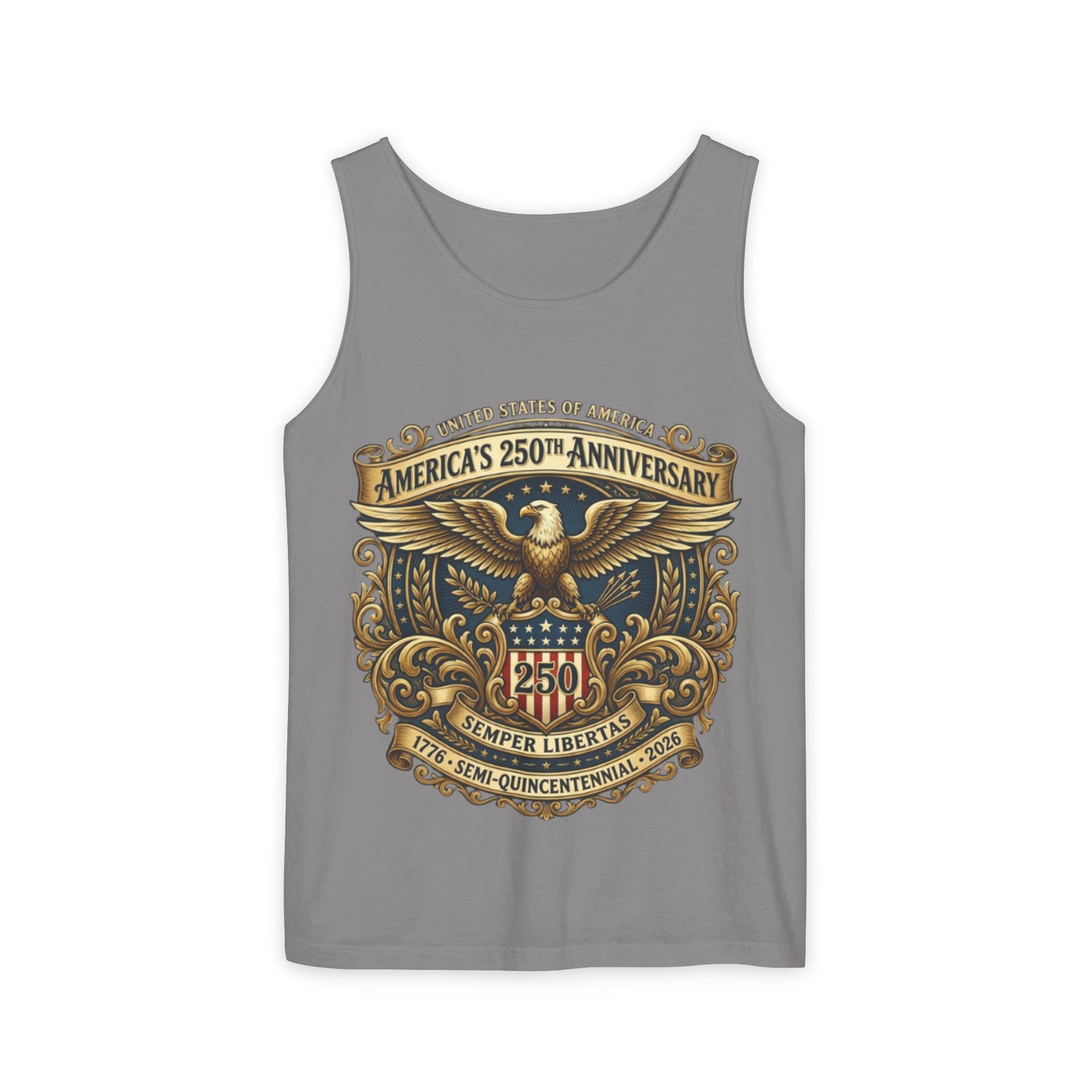 USA 250th Anniversary Unisex Garment-Dyed Tank Top