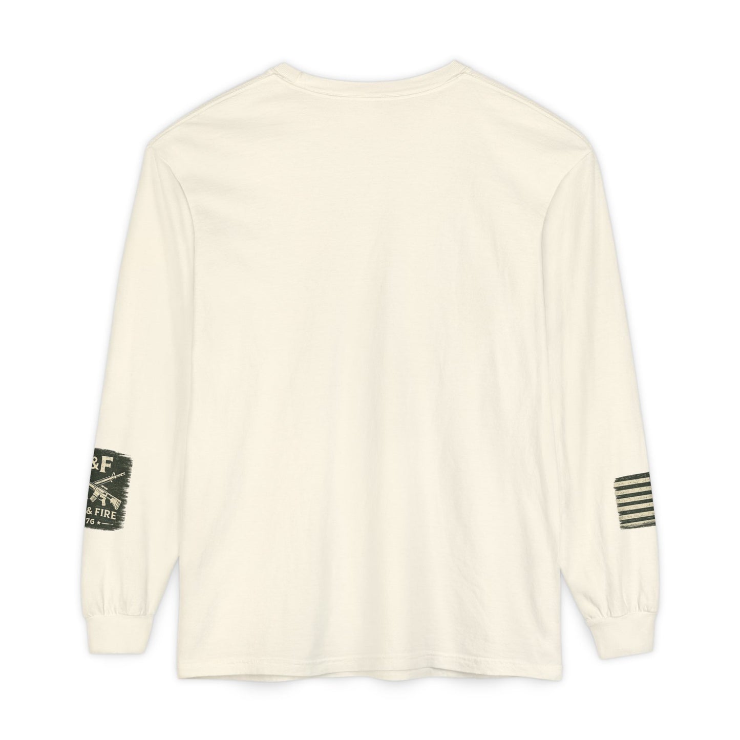Tested By Fire Unisex Garment-dyed Long Sleeve T-Shirt