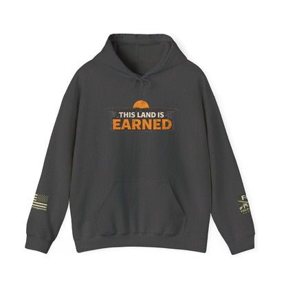The Land Is Earned Unisex Heavy Blend™ Hooded Sweatshirt
