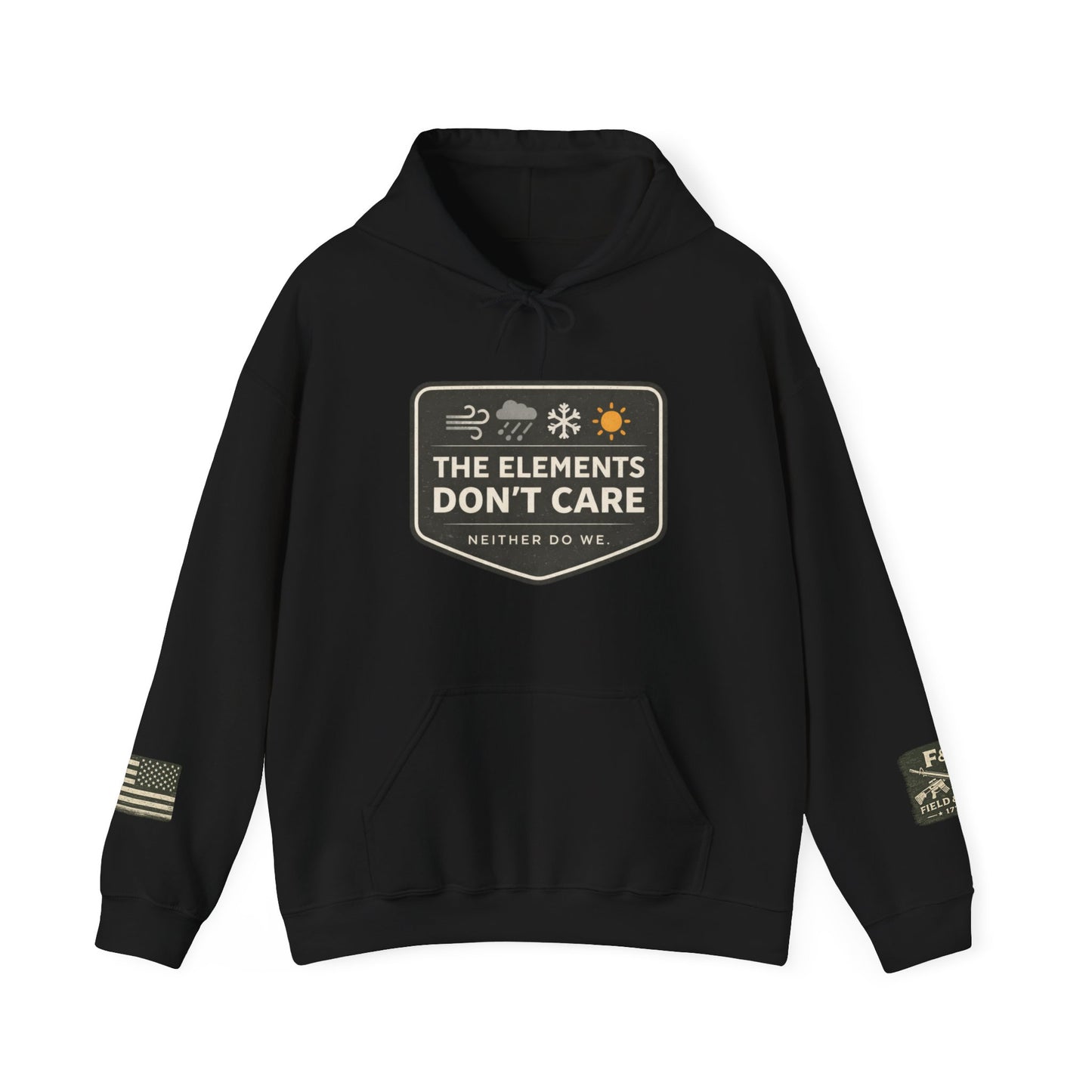 The Elements Don't Care Unisex Heavy Blend™ Hooded Sweatshirt