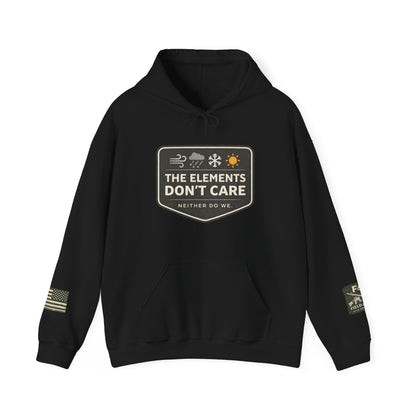 The Elements Don't Care Unisex Heavy Blend™ Hooded Sweatshirt