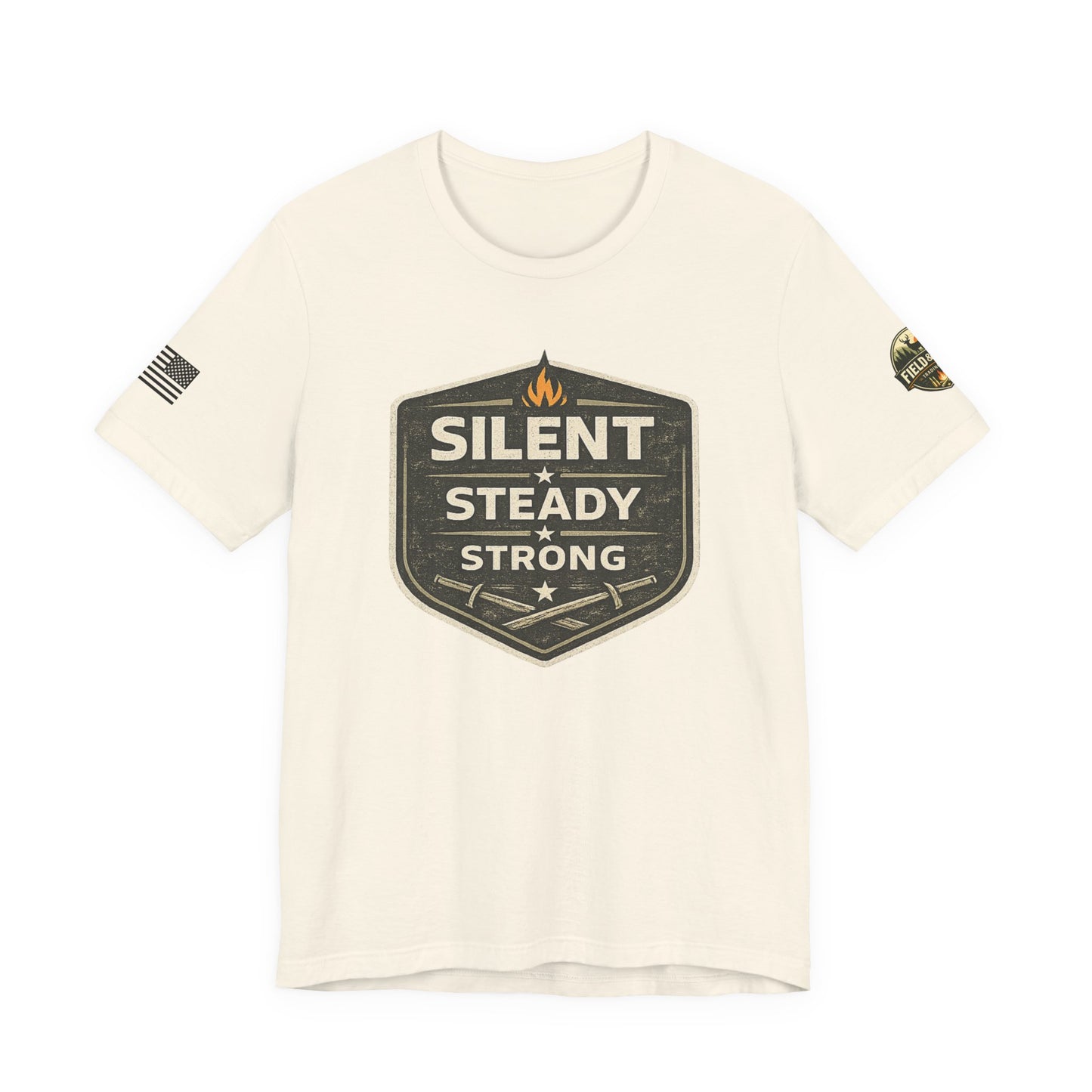 Silent Steady Strong Unisex Jersey Short Sleeve Tee