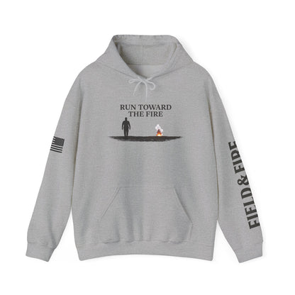 Run Toward The Fire Unisex Heavy Blend™ Hooded Sweatshirt