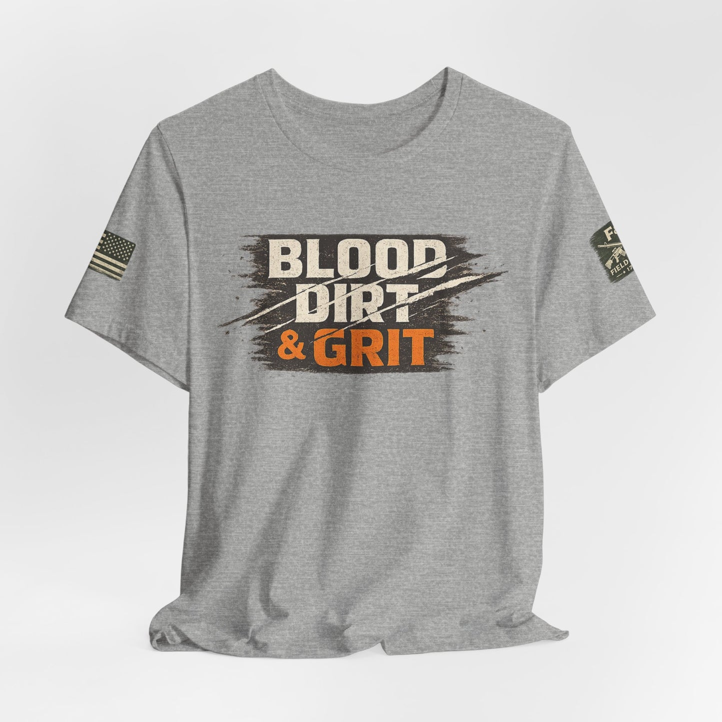 Blood Dirt Grit Unisex Jersey Short Sleeve Tee