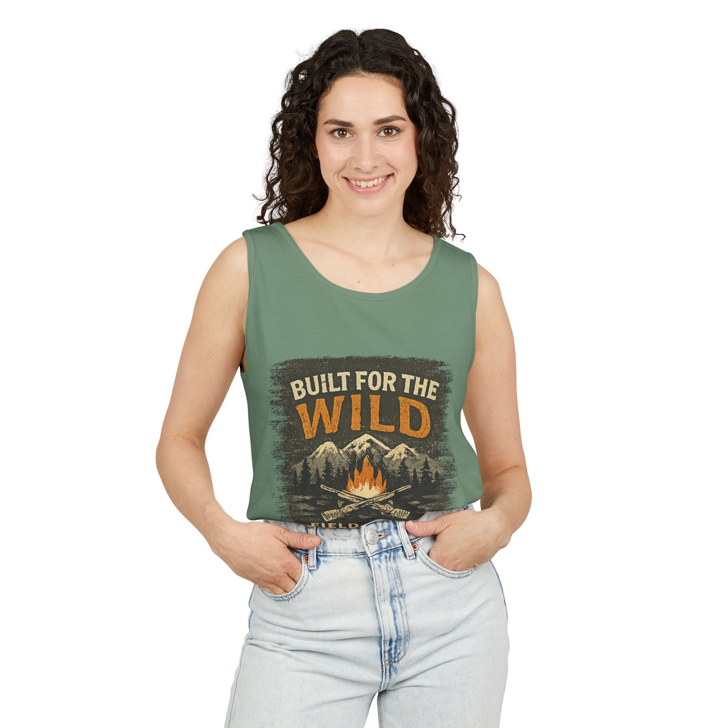 Built For The Wild Unisex Garment-Dyed Tank Top