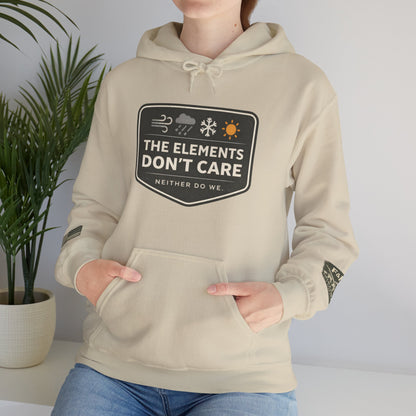 The Elements Don't Care Unisex Heavy Blend™ Hooded Sweatshirt
