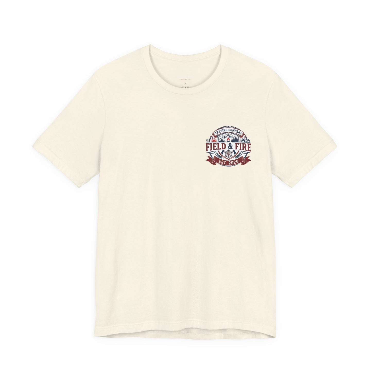FNF Medallion Unisex Jersey Short Sleeve Tee - Red & Blue Design