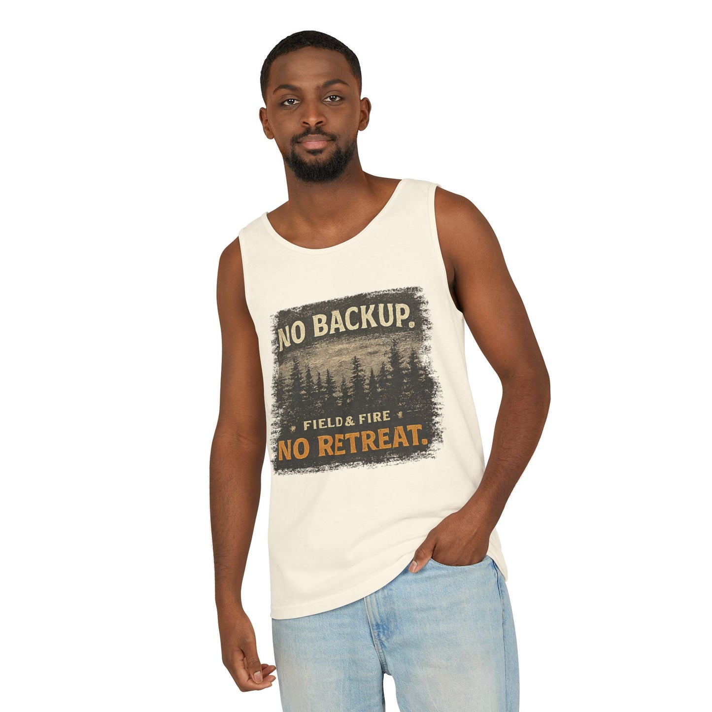 No Backup Unisex Garment-Dyed Tank Top