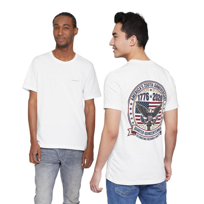 Happy 250th MERICA! Unisex Jersey Short Sleeve Tee