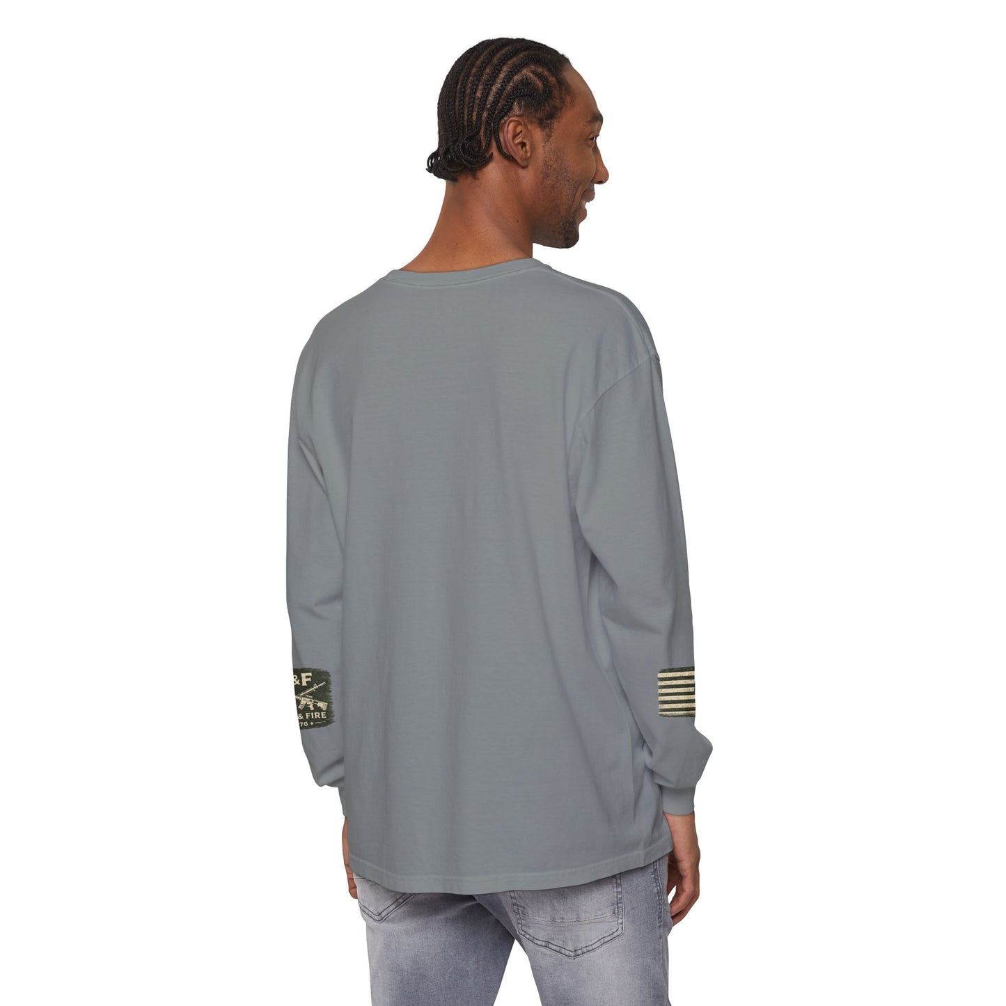 Outlast The Storm Unisex Garment-dyed Long Sleeve T-Shirt