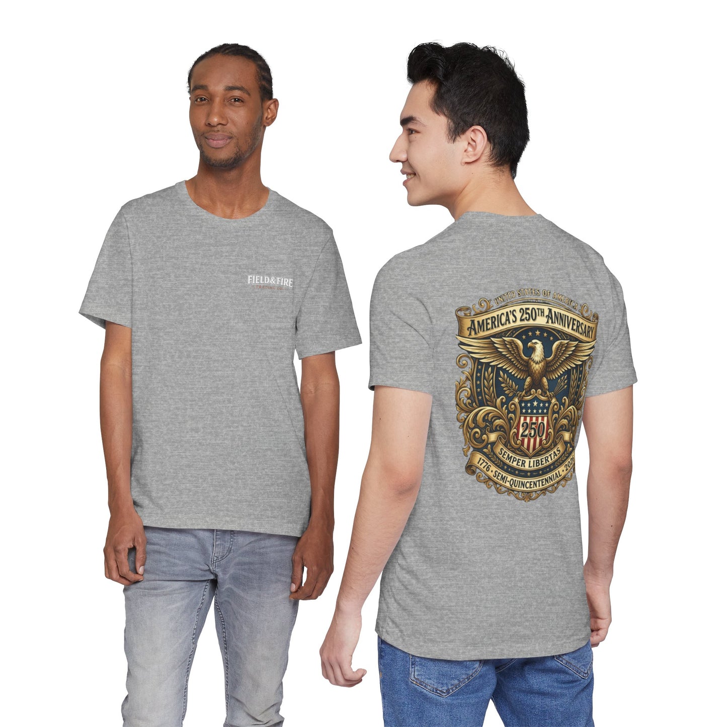 USA 250th Anniversary Unisex Jersey Short Sleeve Tee