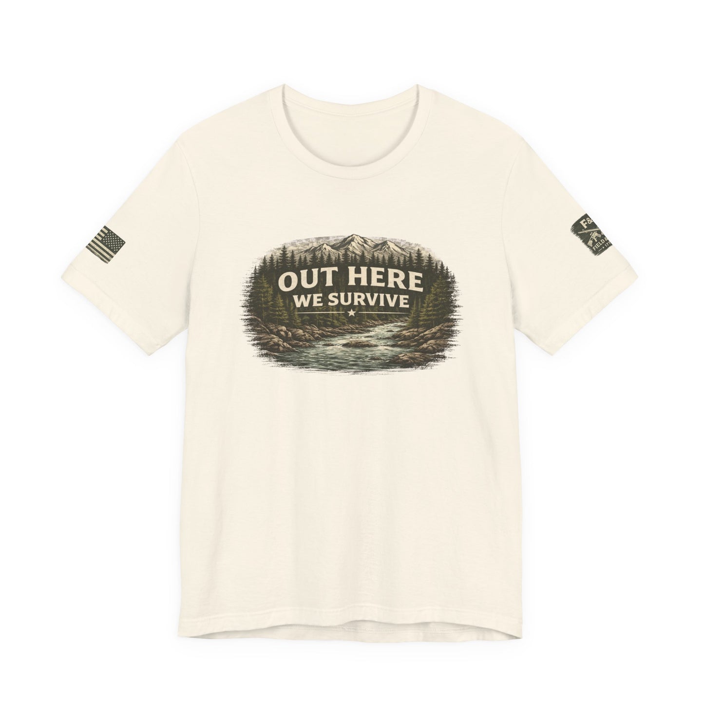 Out Here We Survive Unisex Jersey Short Sleeve Tee