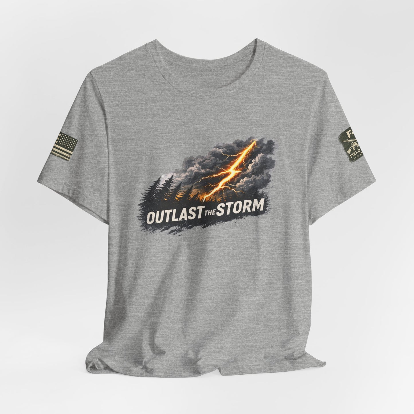 Outlast The Storm Unisex Jersey Short Sleeve Tee