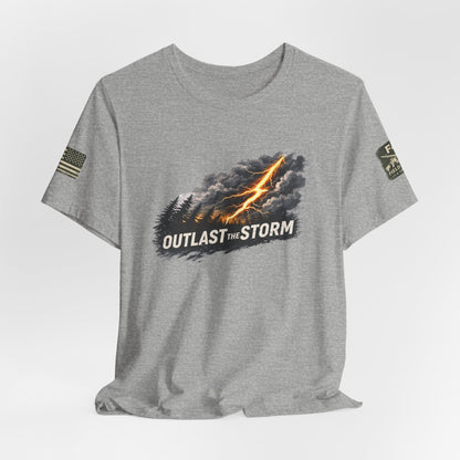 Outlast The Storm Unisex Jersey Short Sleeve Tee