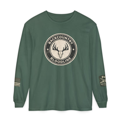 Backcountry Bloodline Unisex Garment-dyed Long Sleeve T-Shirt