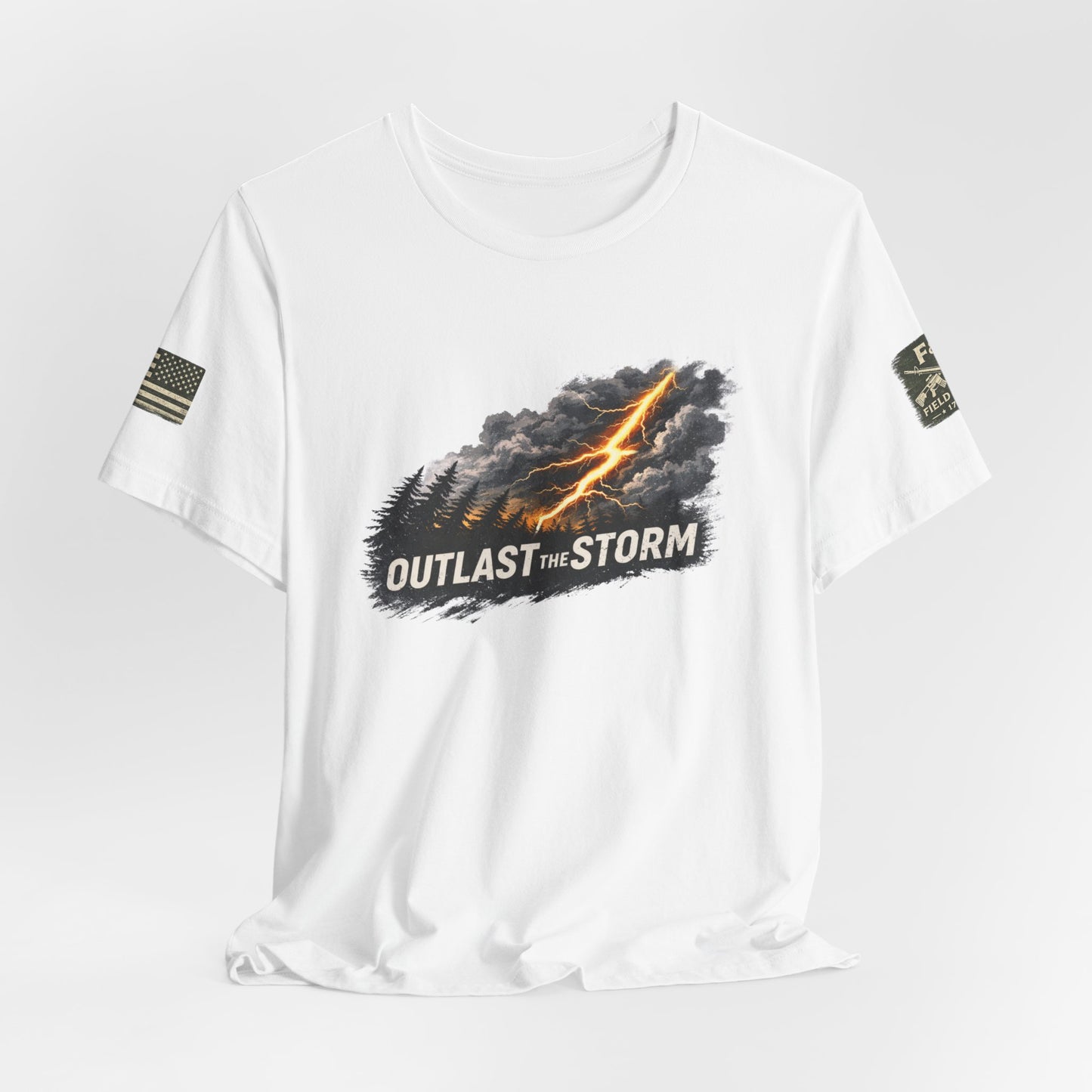 Outlast The Storm Unisex Jersey Short Sleeve Tee