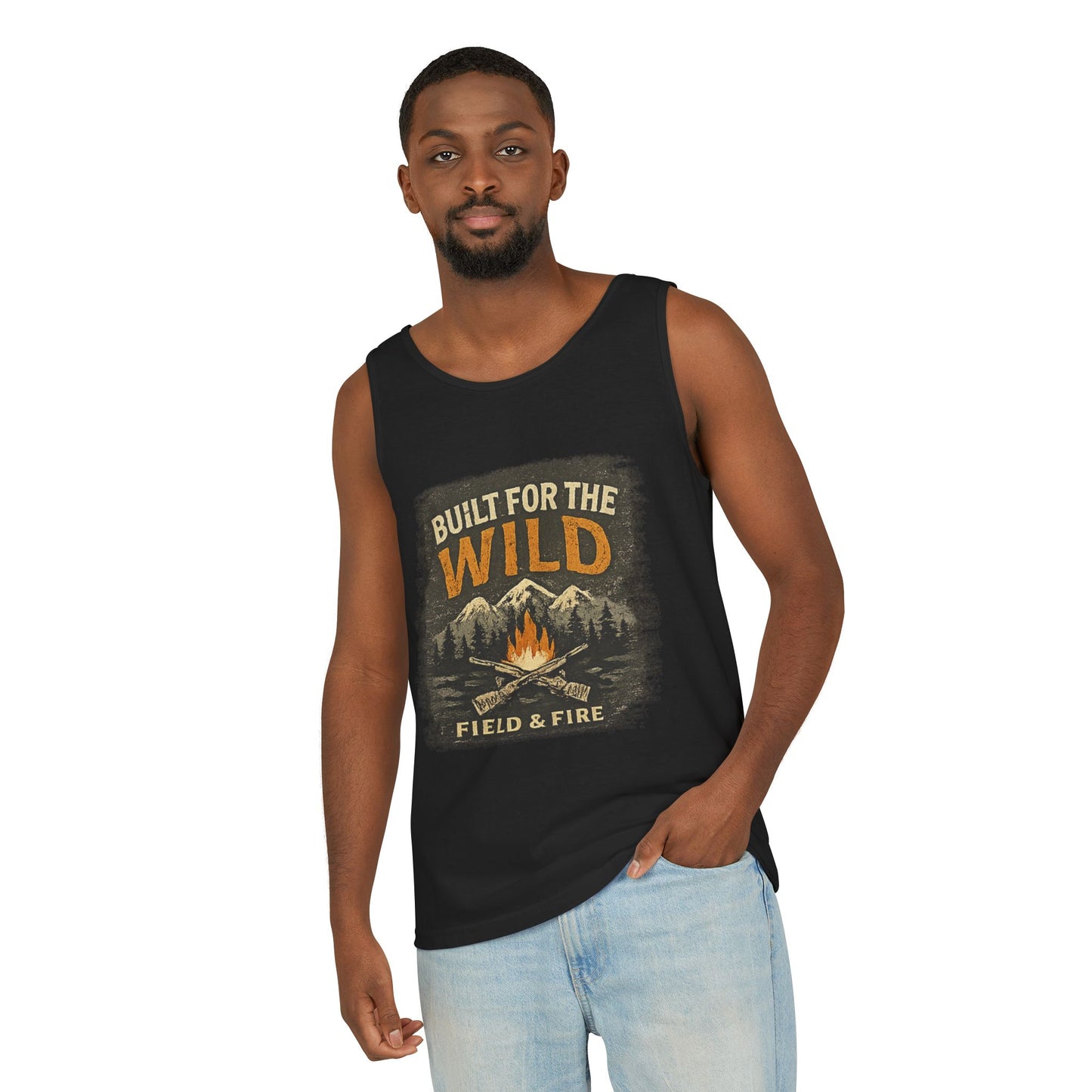 Built For The Wild Unisex Garment-Dyed Tank Top