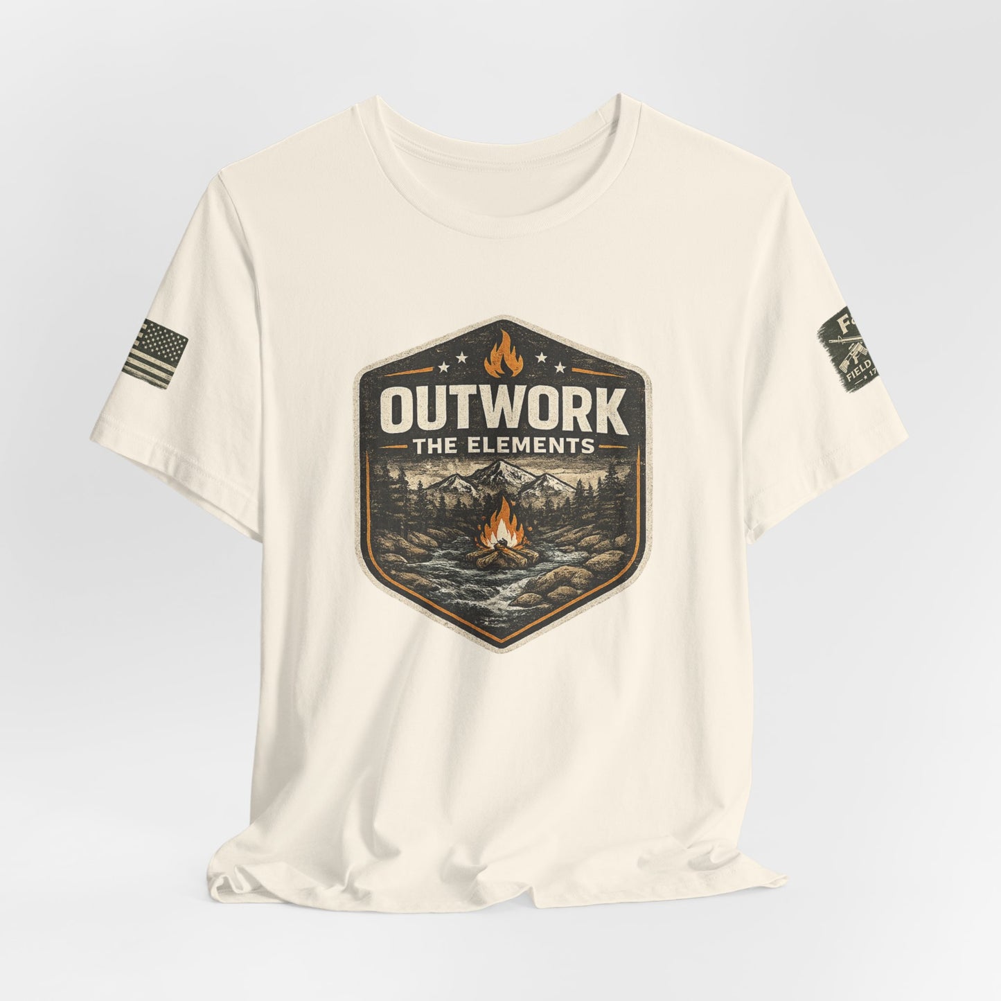 Outwork The Elements Unisex Jersey Short Sleeve Tee