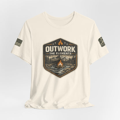 Outwork The Elements Unisex Jersey Short Sleeve Tee