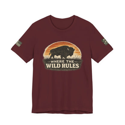 Where The Wild Rules Unisex Jersey Short Sleeve Tee